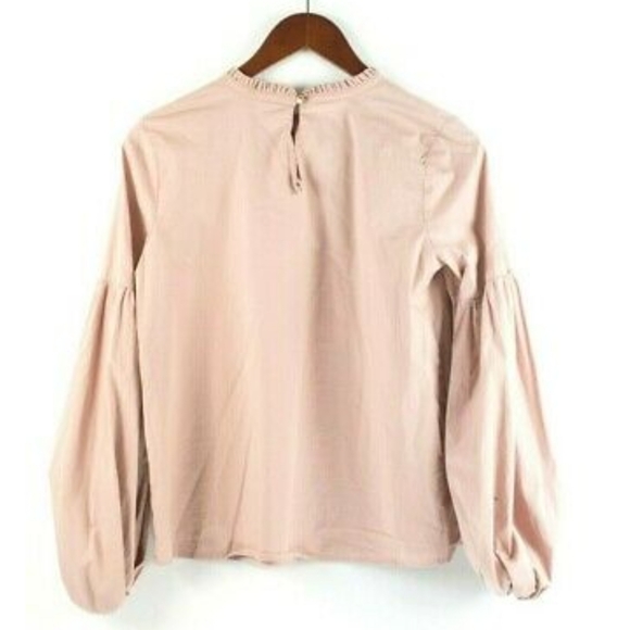 Vince Camuto Pink Cotton Blend Blouse - Picture 4 of 5